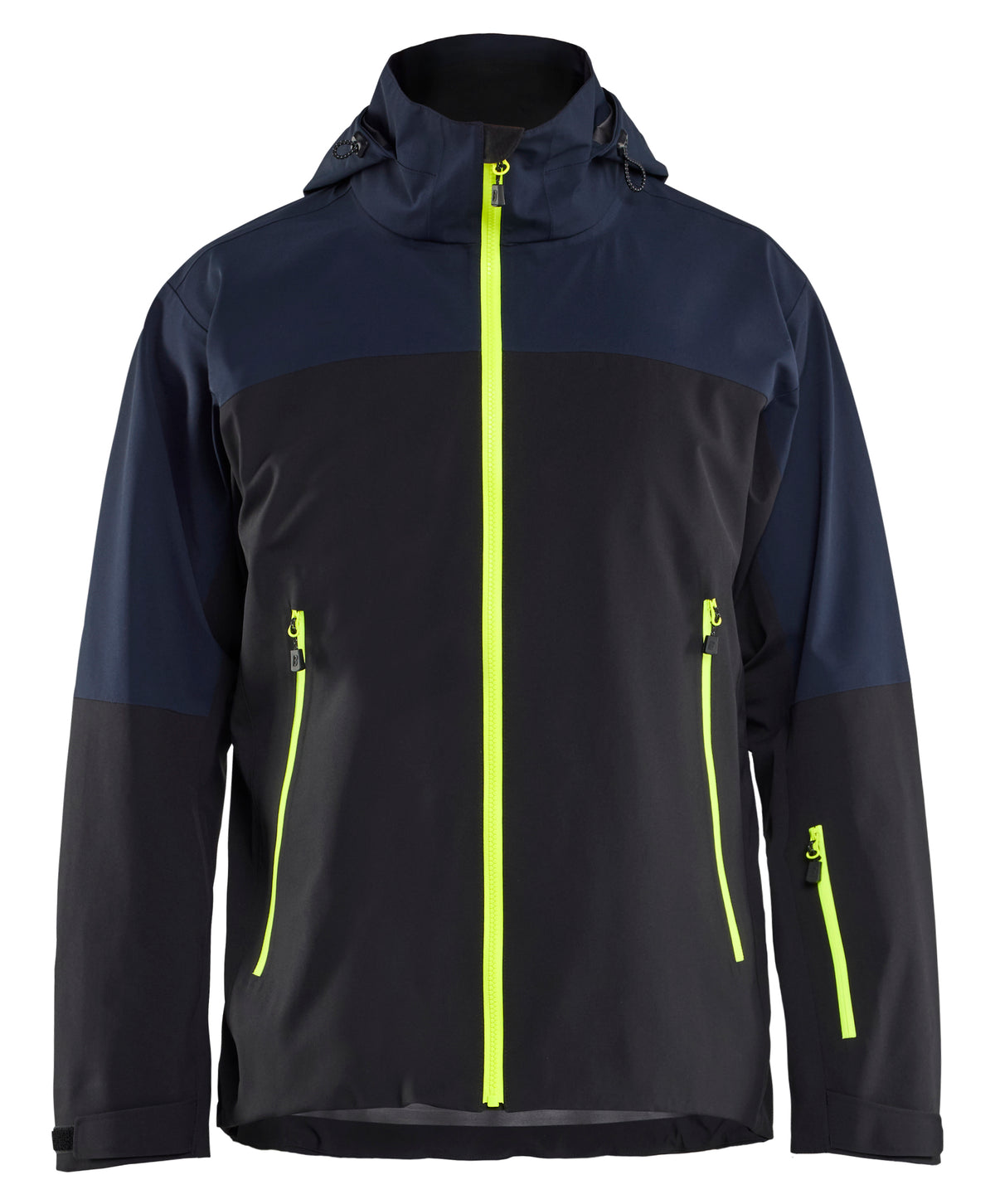 Shell Jack Striker - Donker marineblauw/High Vis Geel