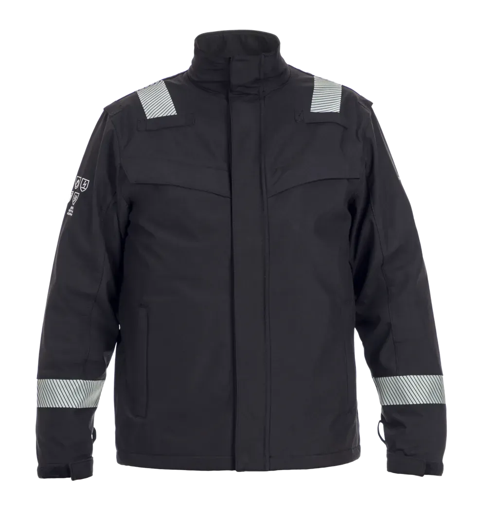 Multinorm softshell jack Menorca - Zwart