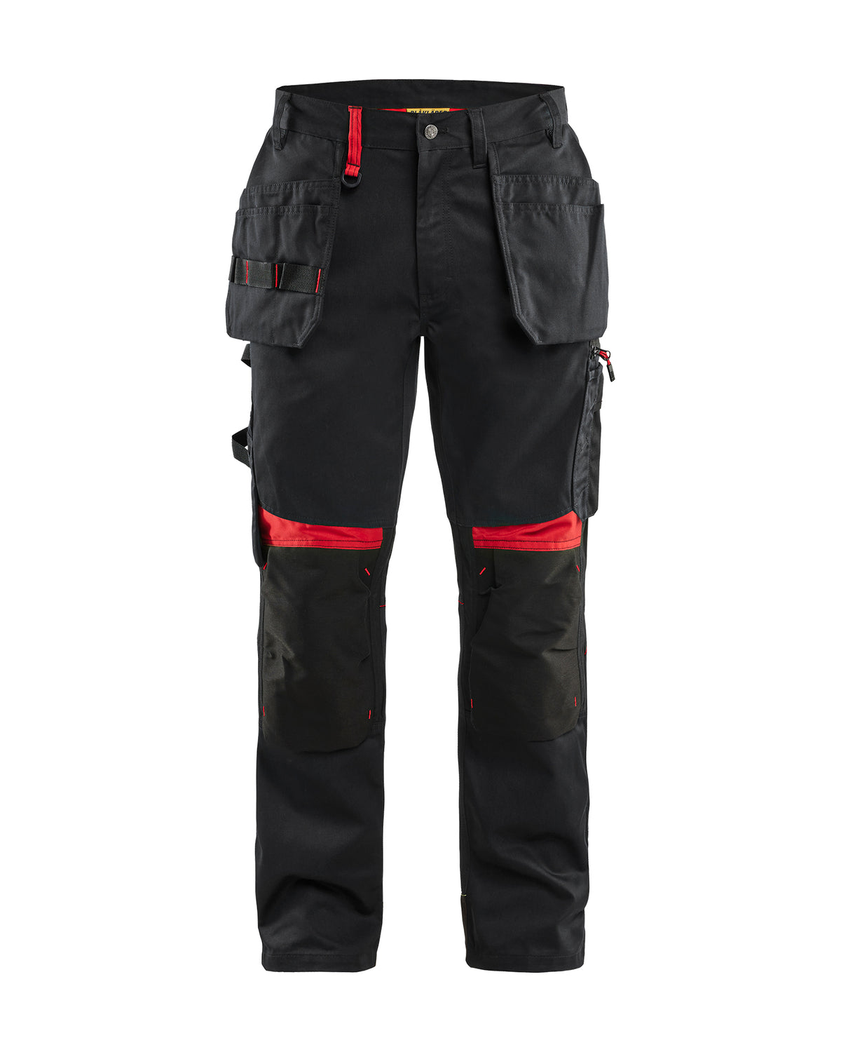 Werkbroek met gereedschapszakken 1555 - Zwart/Rood