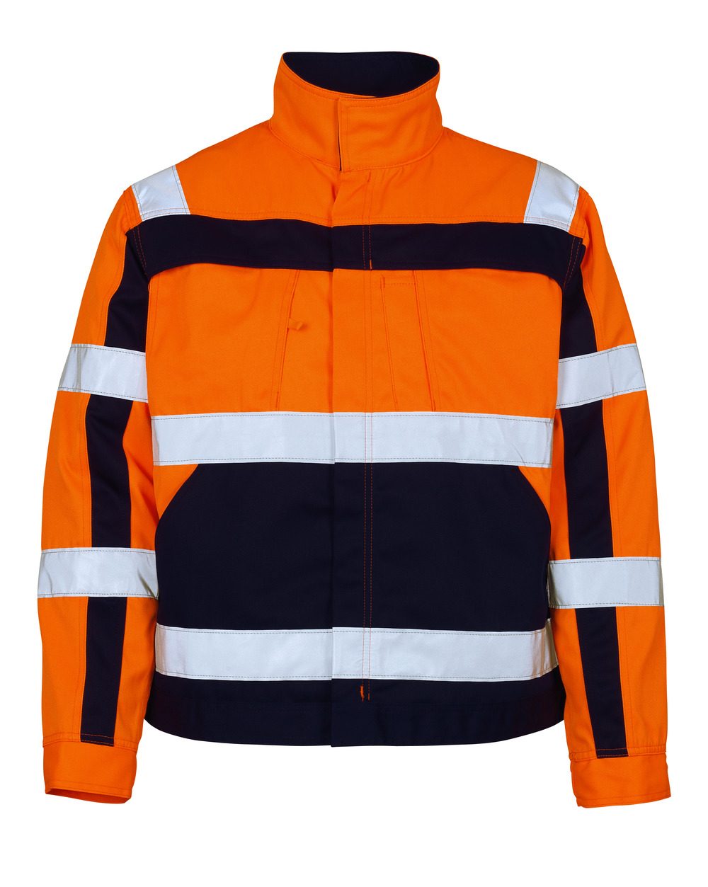 Jas 07109 - 141 - hi-vis oranje/marine