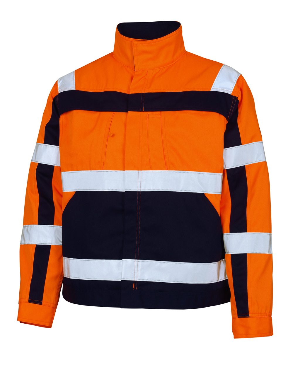 Jas 07109 - 141 - hi-vis oranje/marine