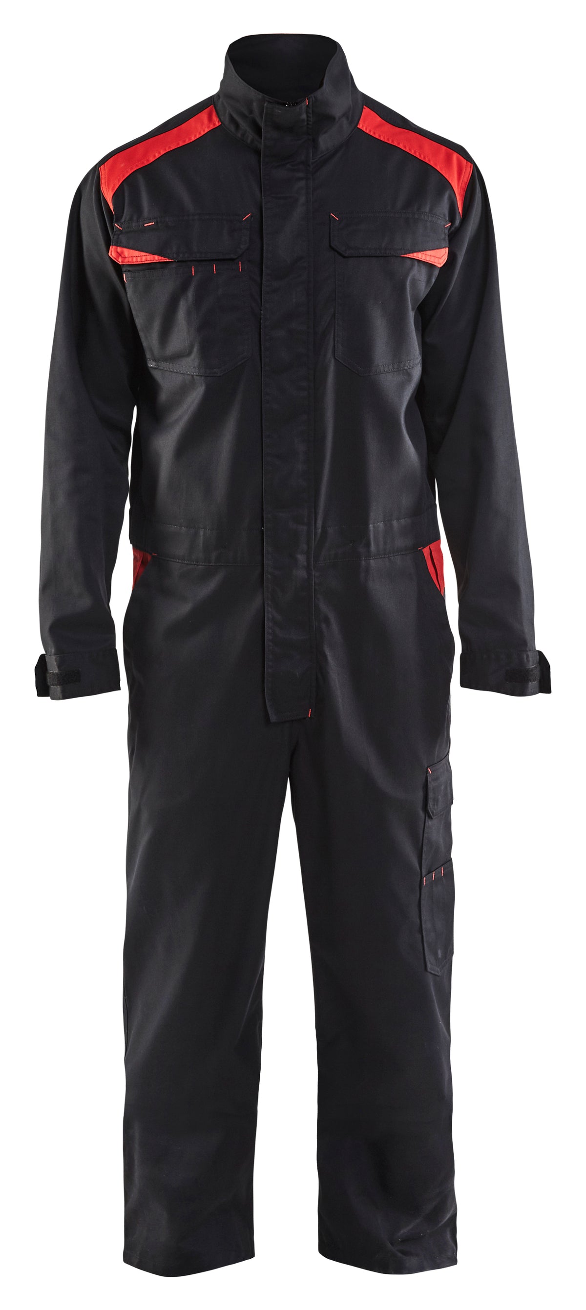 Overall Industrie 6054 - Zwart/Rood