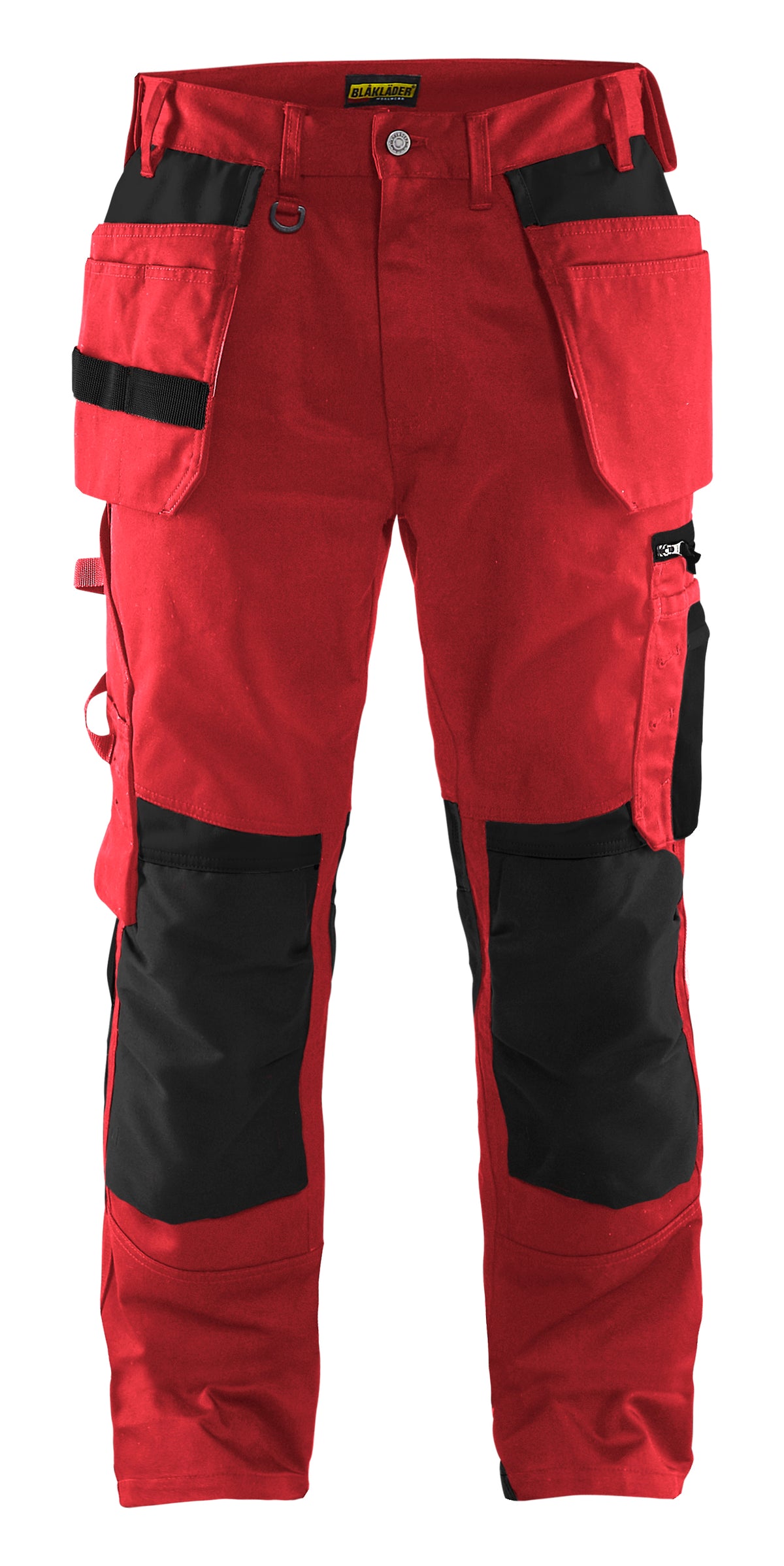 Werkbroek met gereedschapszakken 1555 - rood/zwart