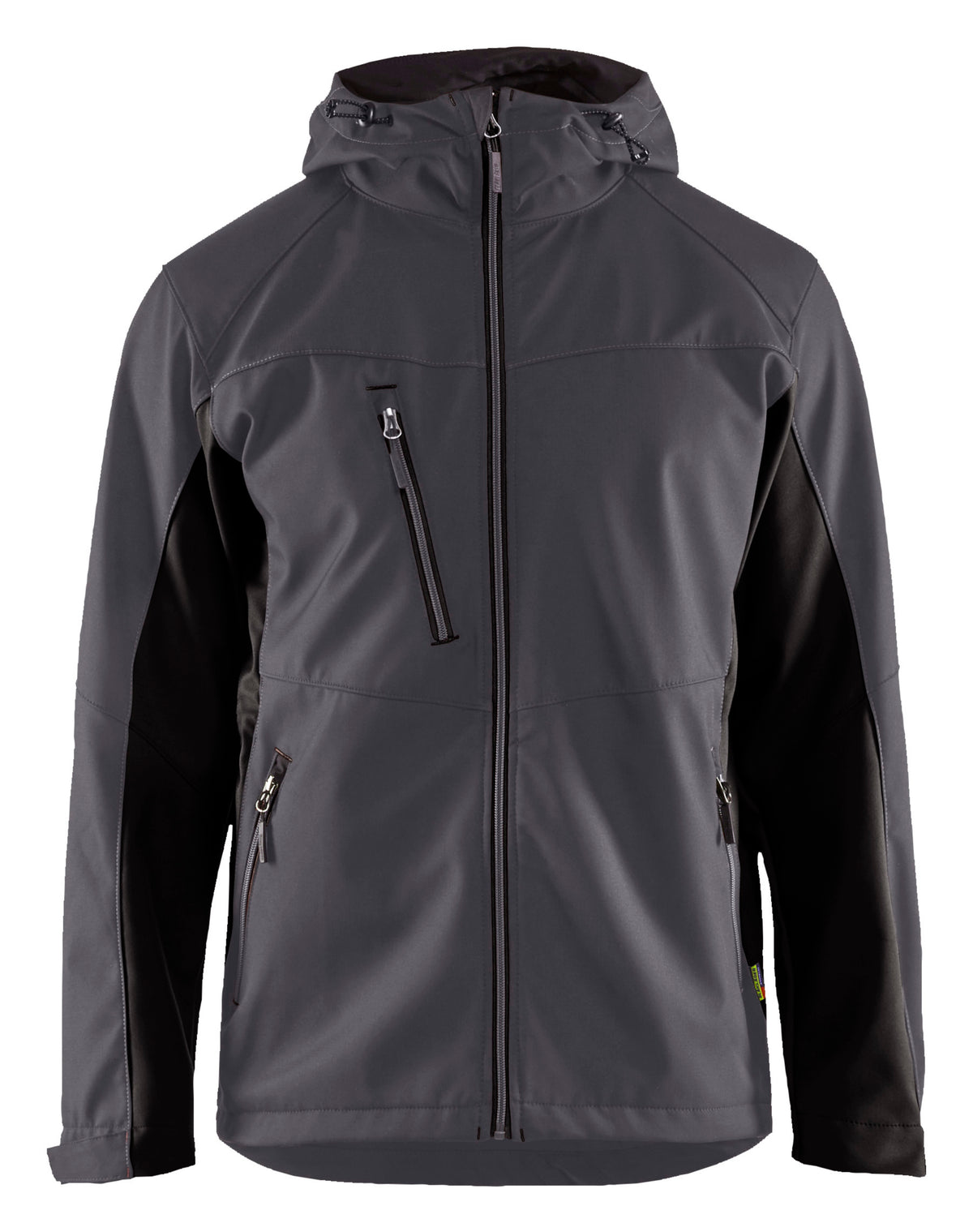 Softshell jack 4753 - Medium grijs/Zwart