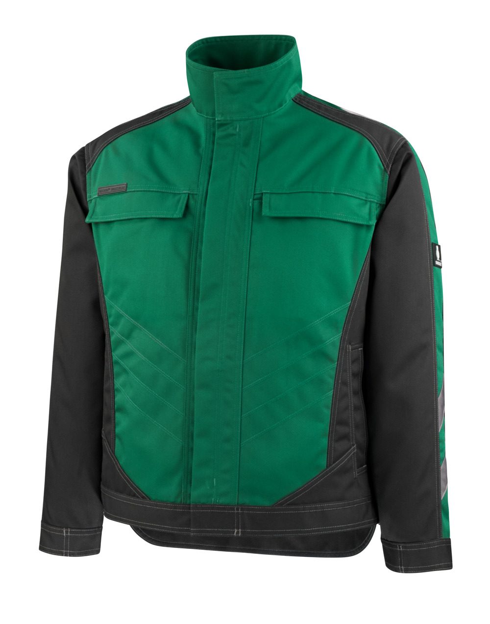 Werkjas 12009 - 0309 - groen/zwart