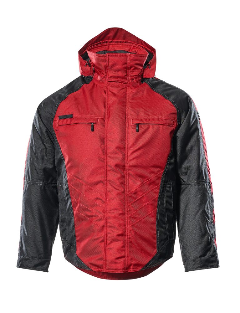 Winterjas 12035 - 0209 - rood/zwart