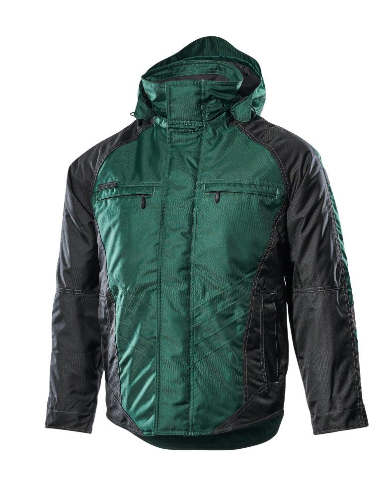 Winterjas 12035 - 0309 - groen/zwart