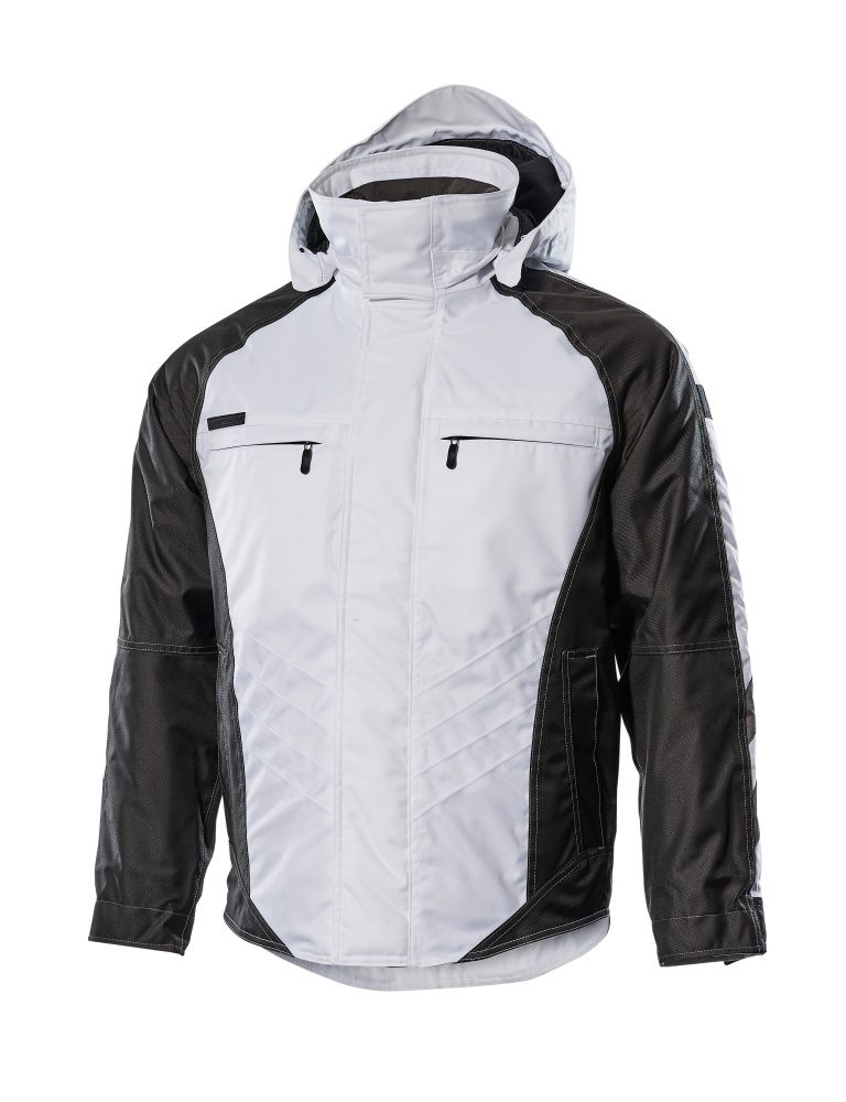 Winterjas 12035 - 0618 - wit/donkerantraciet