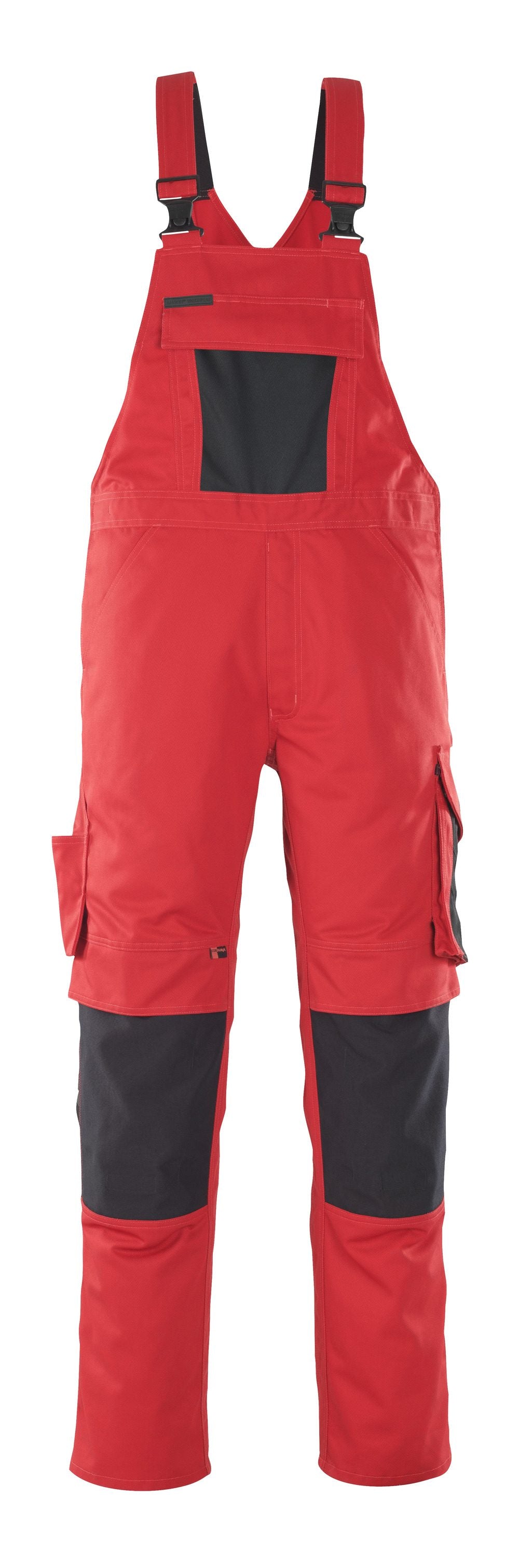 Amerikaanse overall met kniezakken 12069 - 0209 - rood/zwart