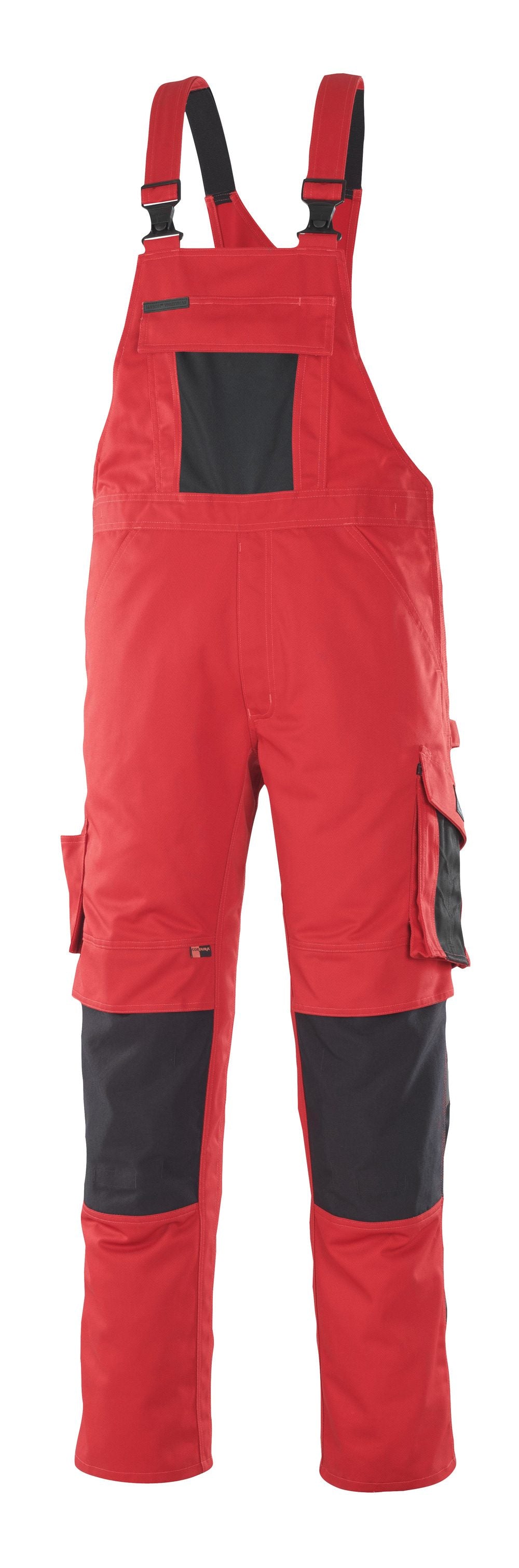 Amerikaanse overall met kniezakken 12069 - 0209 - rood/zwart