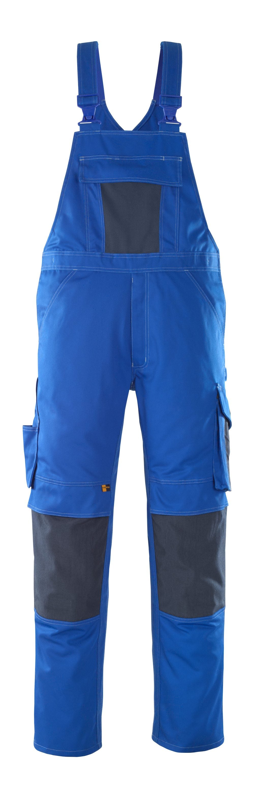 Amerikaanse overall met kniezakken 12069 - 11010 - korenblauw/donkermarine