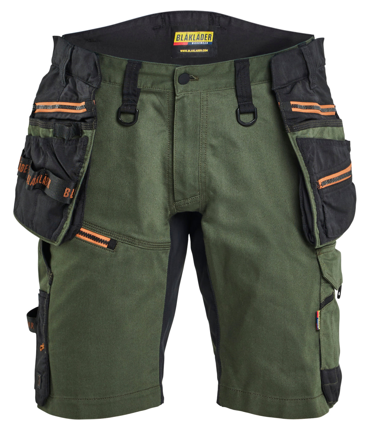 Werkshort STRIKER 1972 - Woudgroen/Roest