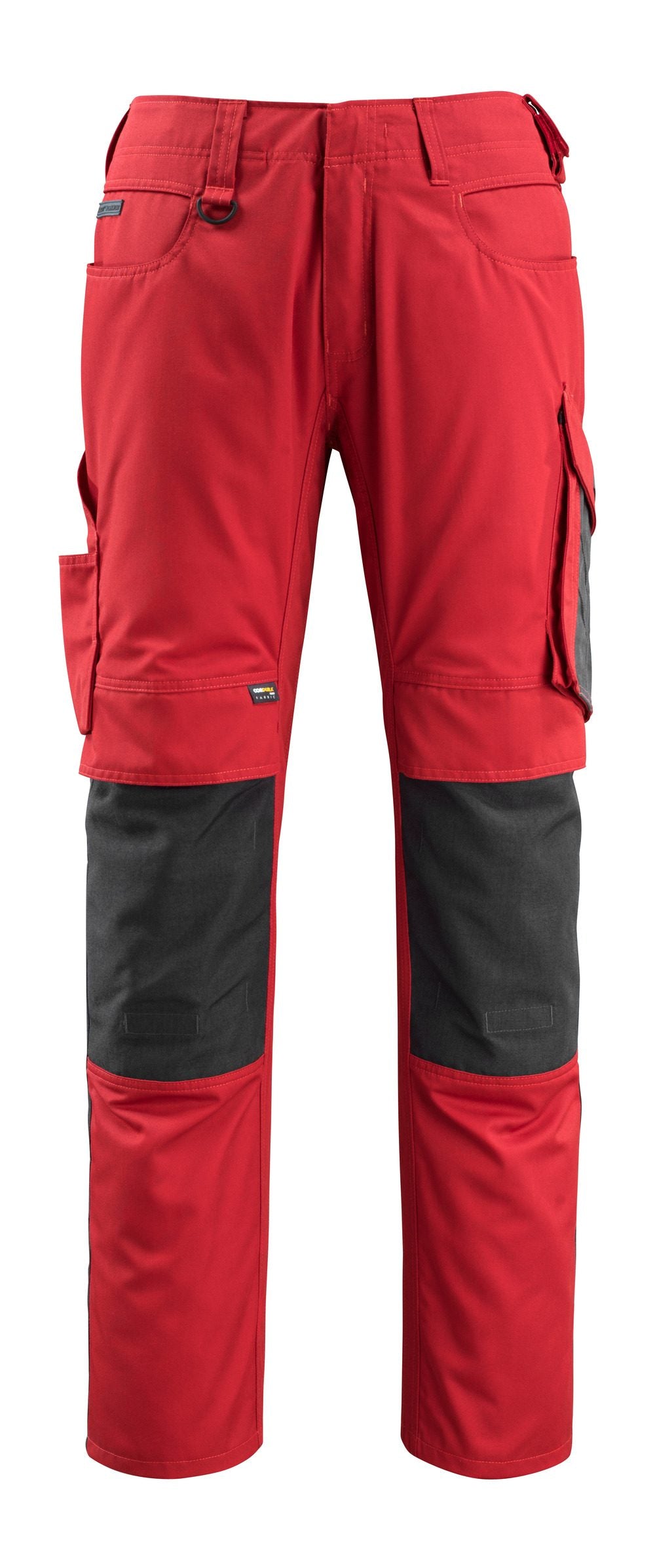 Broek met kniezakken 12679 - 0209 - rood/zwart