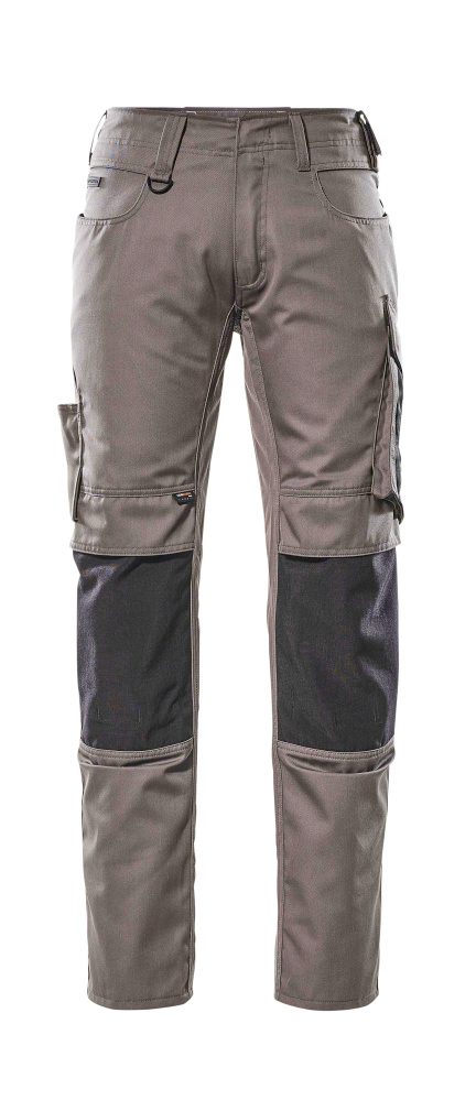Broek met kniezakken 12679 - 88809 - antraciet/zwart