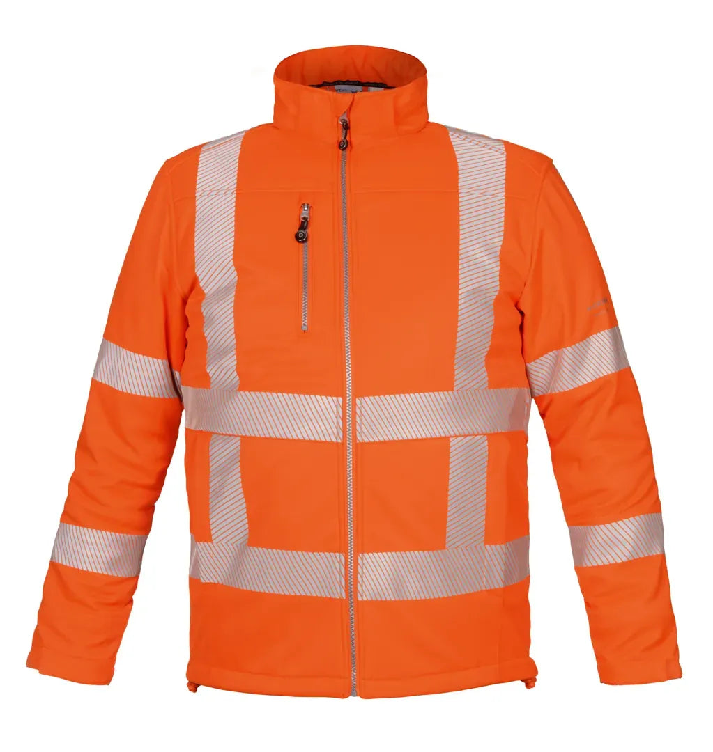 Hydrowear Unisex High Visibility Softshell Jack Toulouse RWS
