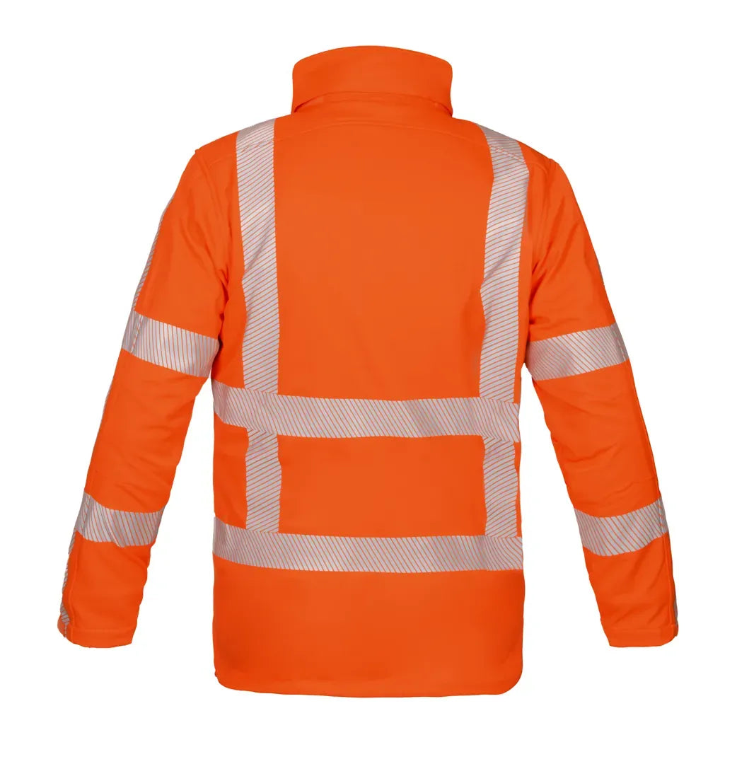 Hydrowear Unisex High Visibility Softshell Jack Toulouse RWS