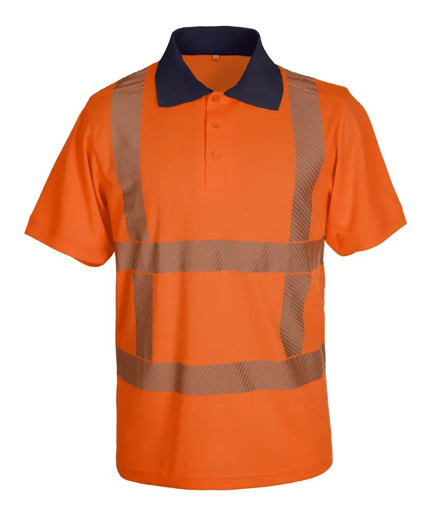 Hydrowear Unisex High Visibility Polo Shirt Trento