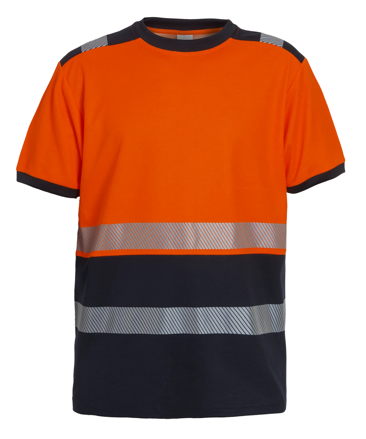 High-Visibility t-shirt Tivoli - Fluor Oranje - Marine