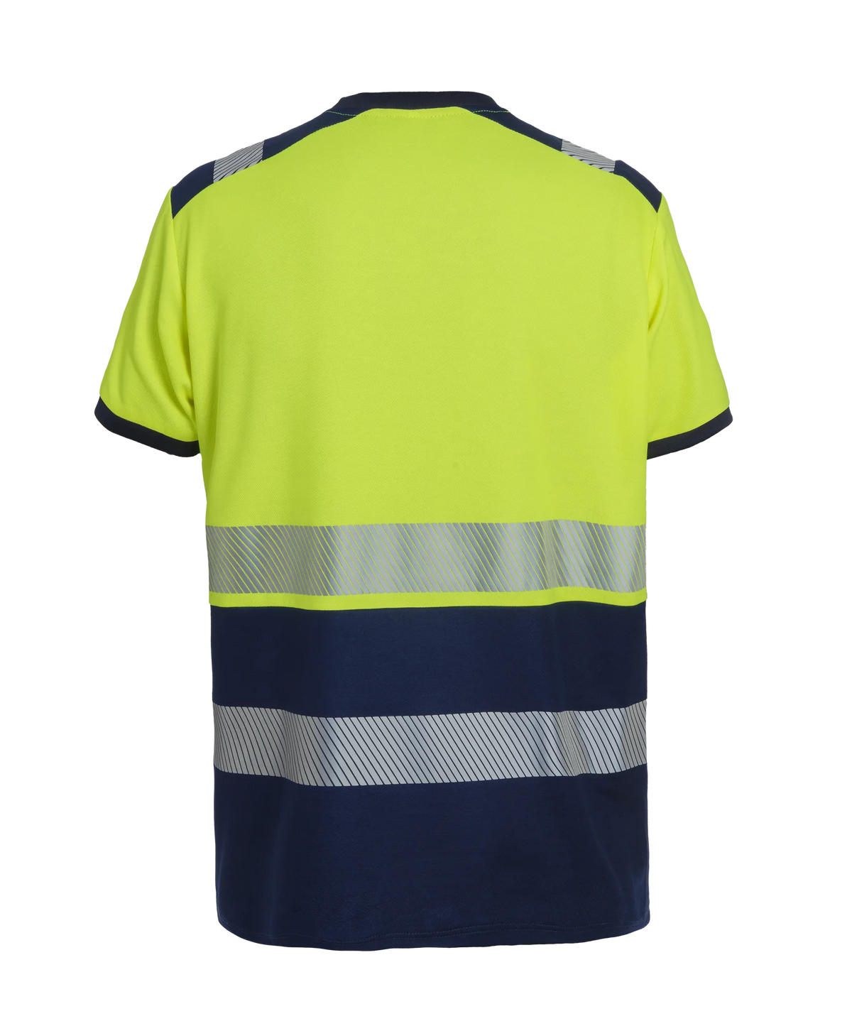 High-Visibility t-shirt Tivoli - Fluor Geel - Marine