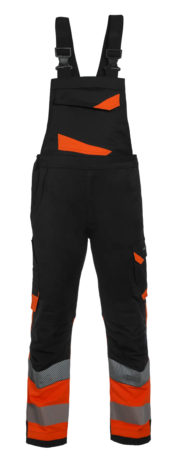 High-Visibility Amerikaanse overall Osborne - Zwart - Fluor Oranje