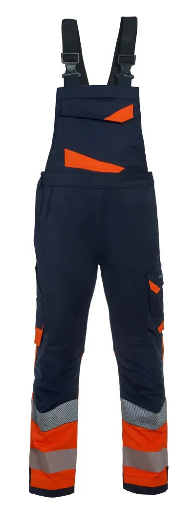 High-Visibility Amerikaanse overall Osborne - Marine - Fluor Oranje