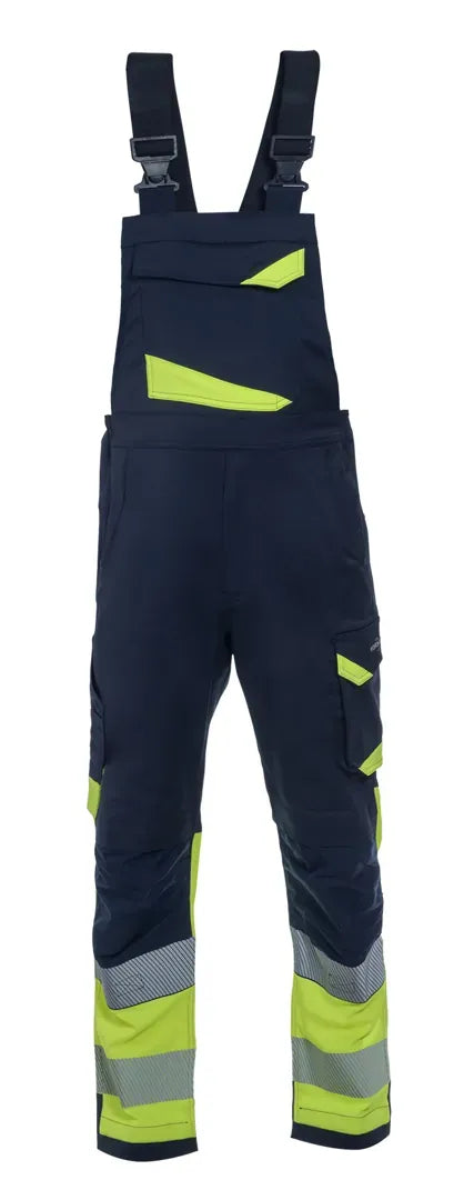 High-Visibility Amerikaanse overall Osborne - Marine - Fluor Geel