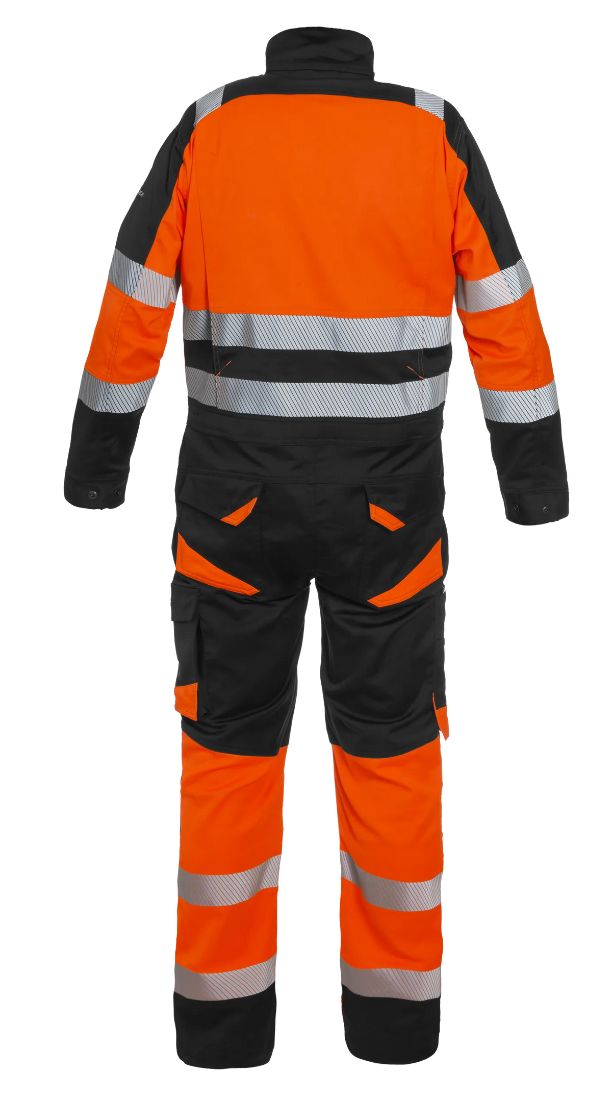 High-Visibility overall Oakham - Zwart - Fluor Oranje