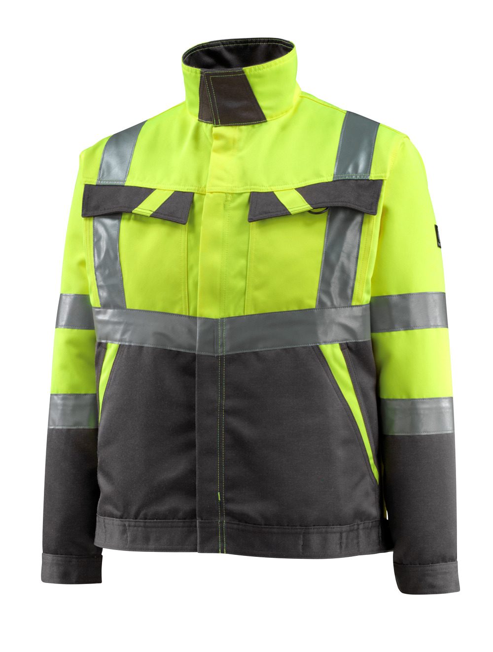 Jas 15909 - 1718 - hi-vis geel/donkerantraciet