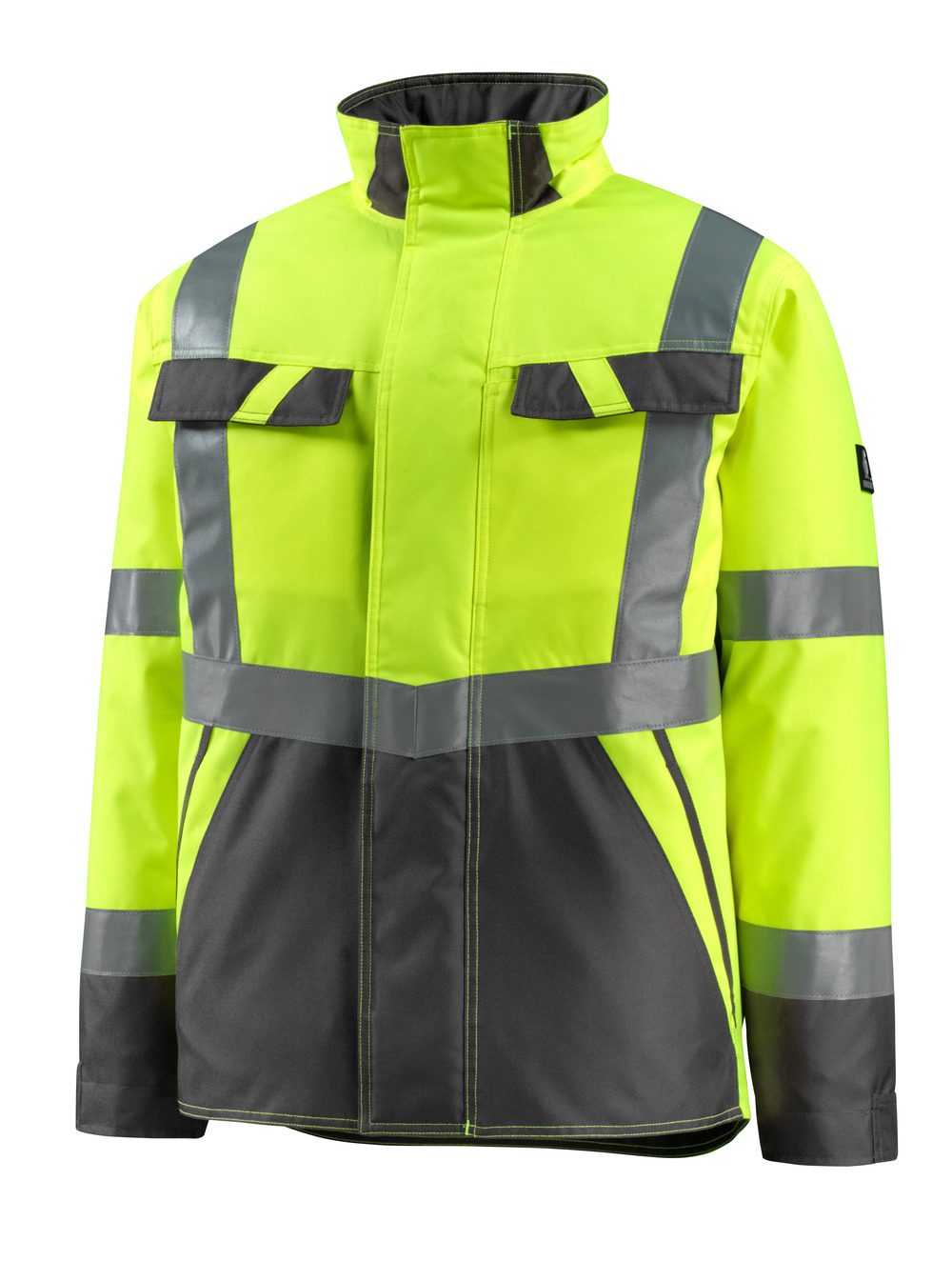 Winterjas 15935 - 1718 - hi-vis geel/donkerantraciet
