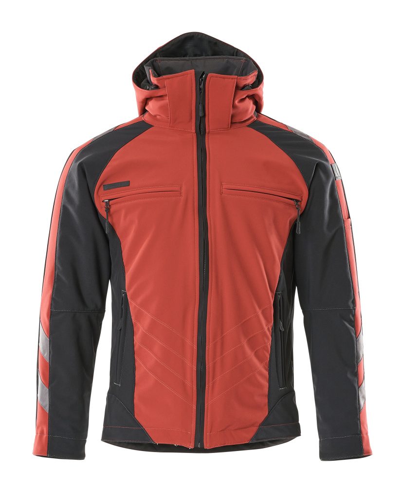 Winterjas 16002 - 0209 - rood/zwart
