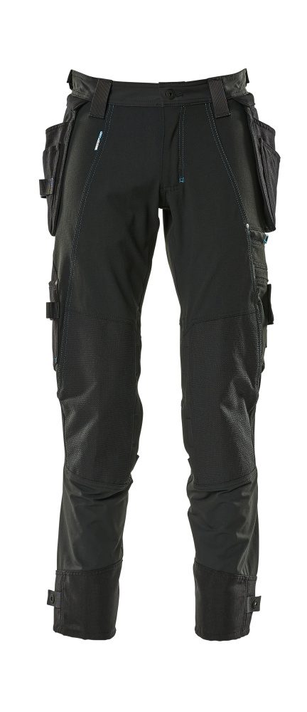 Broek met spijkerzakken 17031 - 09 - zwart