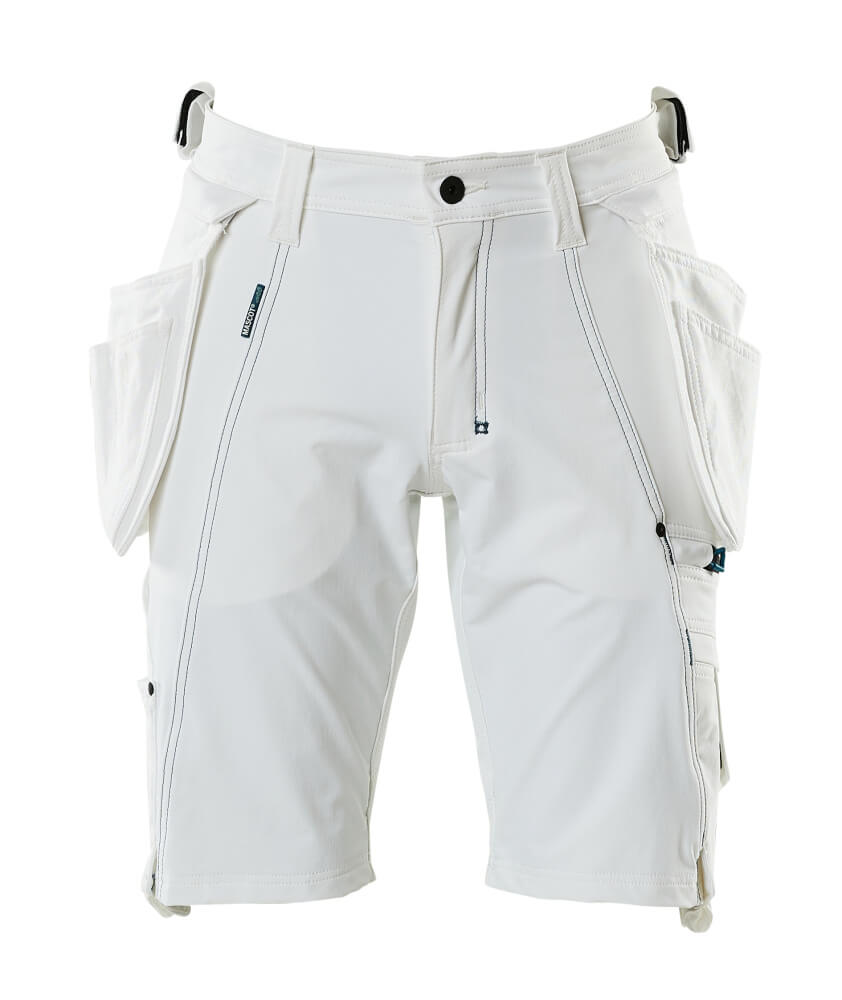 Korte broek met spijkerzakken Advanced 17149 - 06 - wit