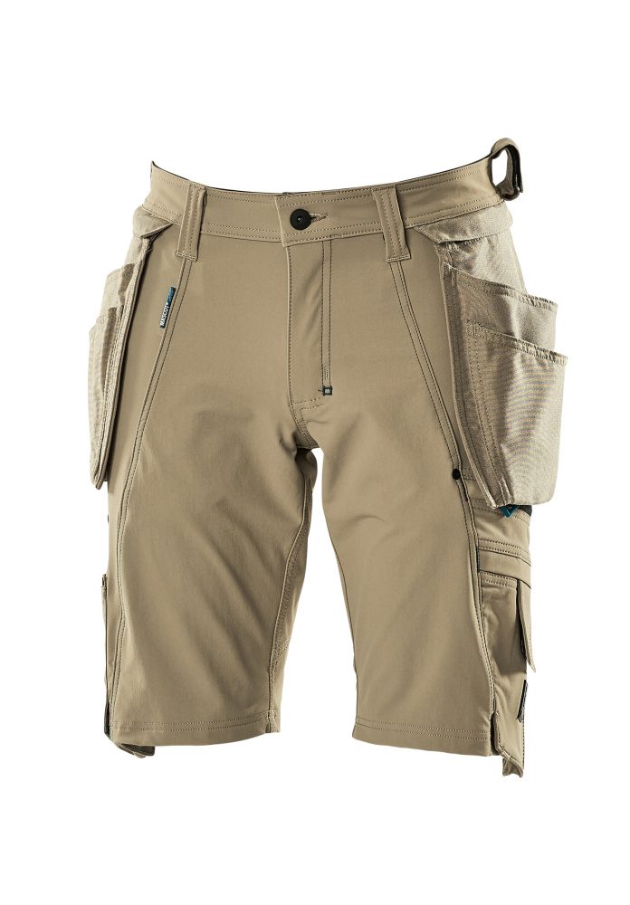Korte broek met spijkerzakken Advanced 17149 - 55 - lichtkhaki