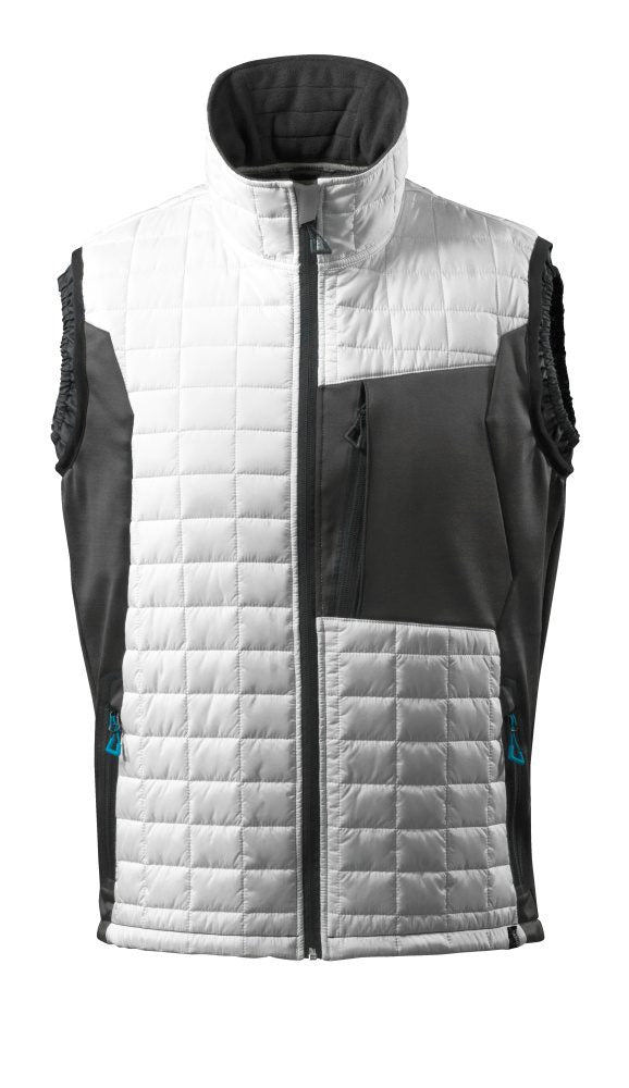 Thermobodywarmer 17165 - 0618 - wit/donkerantraciet