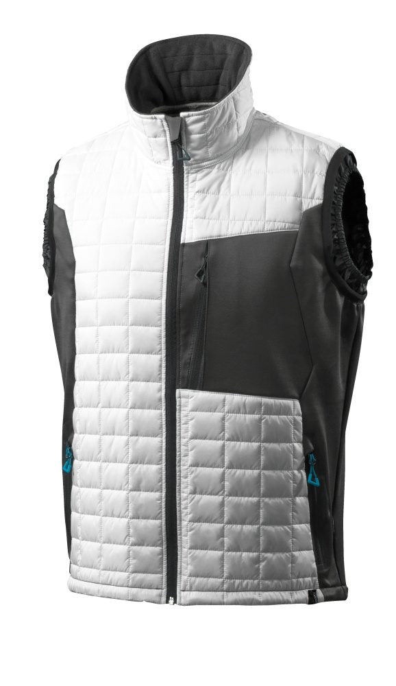 Thermobodywarmer 17165 - 0618 - wit/donkerantraciet