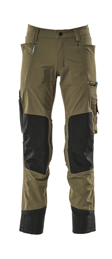 Broek 17179 - 33 - mosgroen