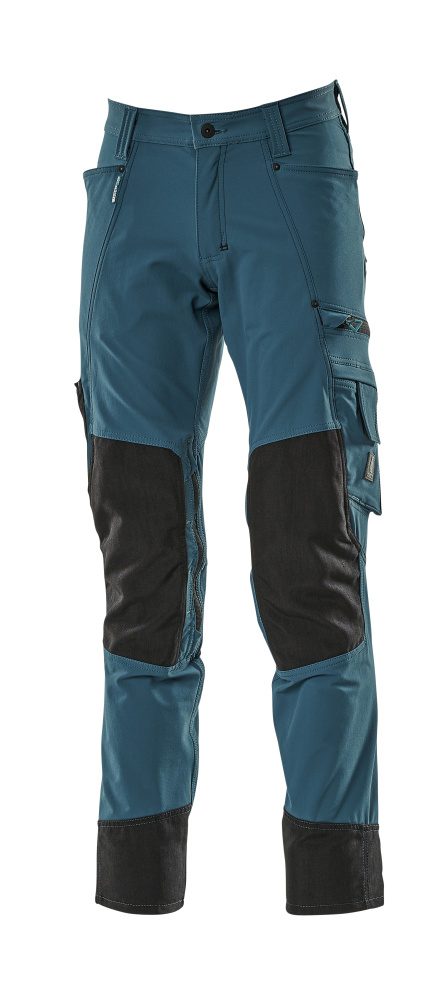 Broek 17179 - 44 - donkerpetrol