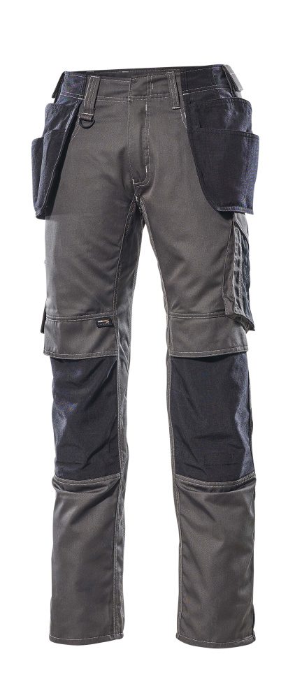 Broek 17631 - 1809 - donkerantraciet/zwart