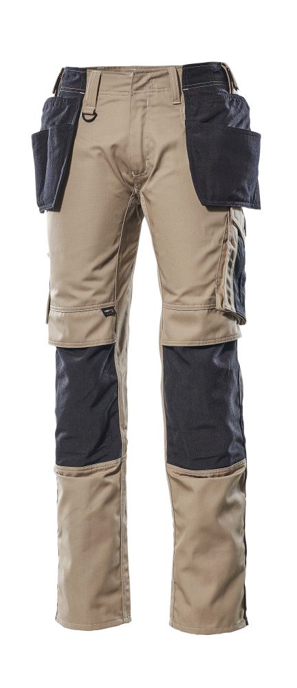 Broek 17631 - 5509 - lichtkhaki/zwart