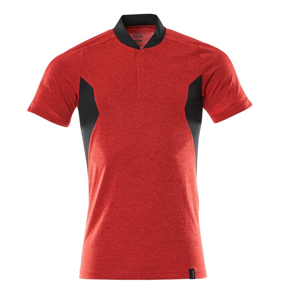 Poloshirt 18083 - 20209 - signaalrood/zwart