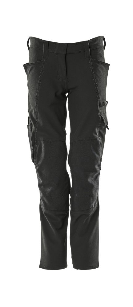 Broek met kniezakken Dames 18088 - 09 - zwart