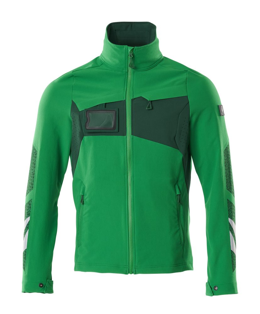 Shell jas 18101 - 33303 - helder groen/groen