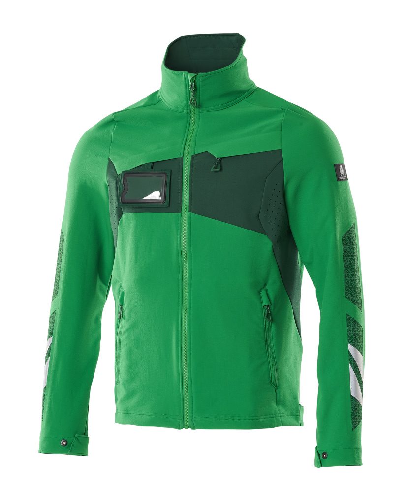 Shell jas 18101 - 33303 - helder groen/groen