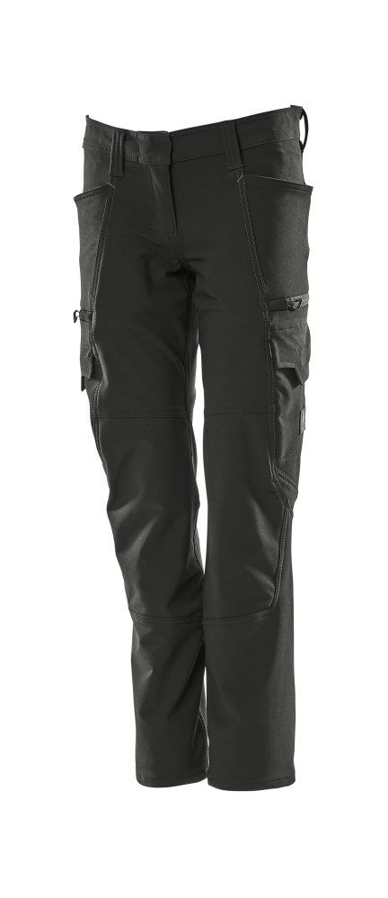 Broek met dijbeenzakken Dames 18188 - 09 - zwart