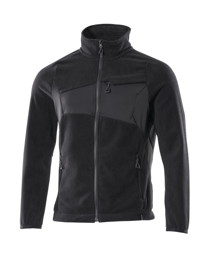 Fleecejack 18303 - 09 - zwart