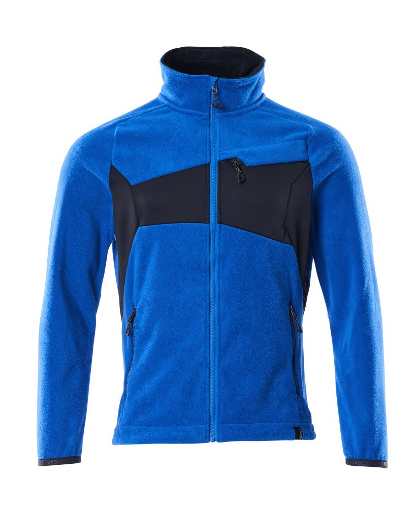 Fleecejack 18303 - 91010 - helder blauw/donkermarine