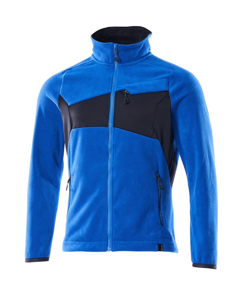 Fleecejack 18303 - 91010 - helder blauw/donkermarine