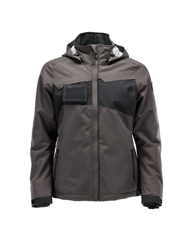 Winterjas Dames 18345 - 1809 - donkerantraciet/zwart