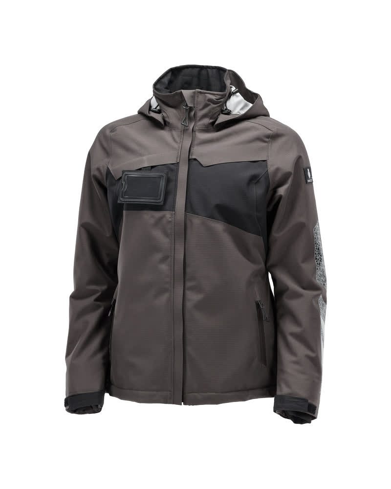Winterjas Dames 18345 - 1809 - donkerantraciet/zwart