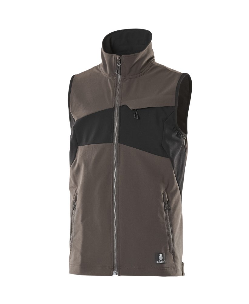Bodywarmer 18365 - 1809 - donkerantraciet/zwart